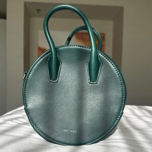 Matt & Nat Dark Green Circular Bag